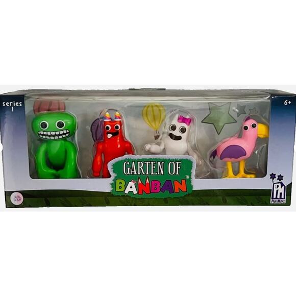 Garten Of BanBan MIni Collectible 4 Figure Set Josh Opila Banban Banbaleena - Picture 1 of 4